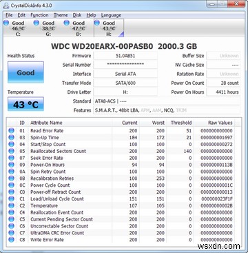 HDDの健康状態と速度を無料でチェックできるWindowsアプリ2選