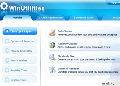 WinUtilitiesでWindows PCを快適な状態へ|無料のオールインワンメンテナンスツール