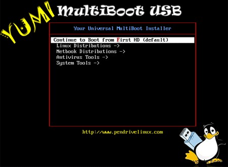 YUMIでUSBメモリ1本から複数のLive CDを起動する方法【Windows】