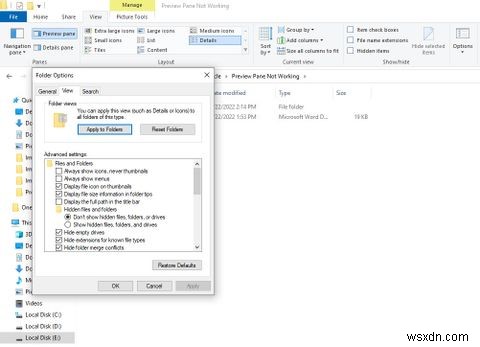 Windows 10でプレビューペインが動作しないときの対処法8選