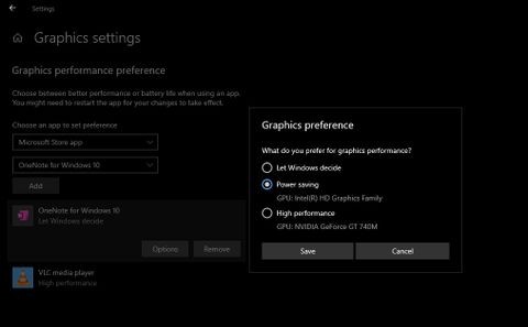 Windows 10でアプリごとに優先GPUを設定する方法