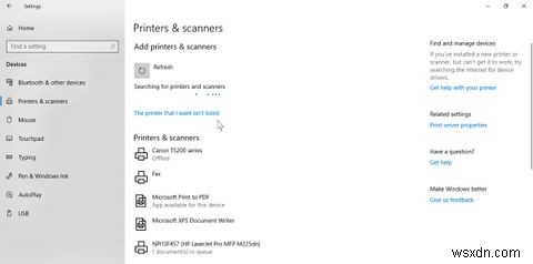 Windows 10でプリンターショートカットを作成してタスクバーに表示する方法