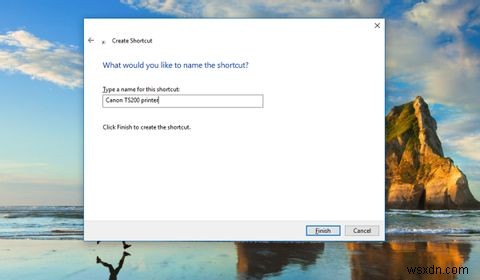 Windows 10でプリンターショートカットを作成してタスクバーに表示する方法