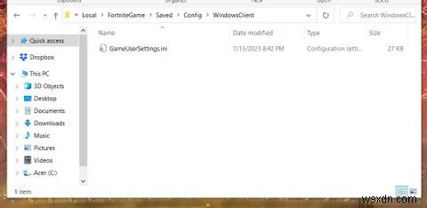 Windows 11/10で「Fortnite」のゲーム設定が保存されない問題を解決する5つの方法