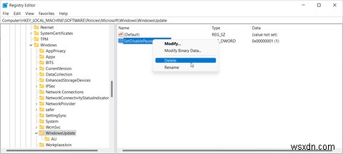 Windows 11/10で「更新プログラムの一時停止」がグレー表示になる問題の解決方法