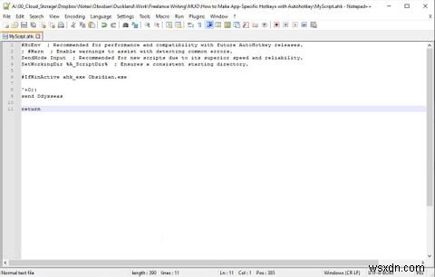 AutoHotkeyでアプリ固有のホットキーを作成する方法|キーボード操作を自由にカスタマイズ