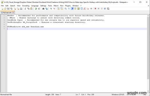 AutoHotkeyでアプリ固有のホットキーを作成する方法|キーボード操作を自由にカスタマイズ