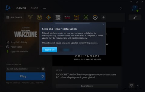 Windows 10でCoD Warzoneの「DirectX回復不能エラー」を解決する方法