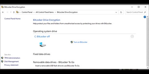 Windows 10でBitLockerの状態を確認する4つの方法