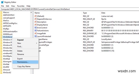 Windows 10でレジストリキーの完全な所有権を取得する方法