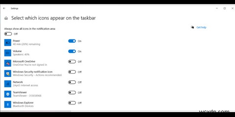 Windows 10でタスクバーにアプリアイコンが表示されないときの対処法