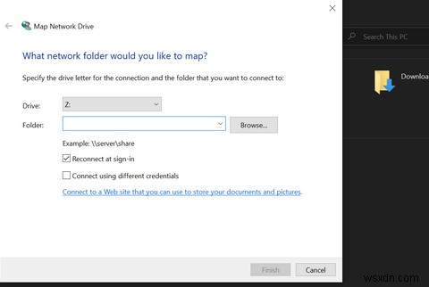 【Windows 10】ネットワークドライブをマップして共有フォルダへ簡単にアクセスする方法