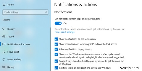 Windows 10でWhatsAppの通知が表示されないときの対処法