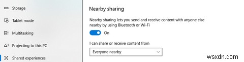 Windows 10の「近距離共有」が使えないときの対処法まとめ