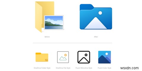 Microsoft、Windows 10のファイルエクスプローラーに新デザインのアイコンを導入
