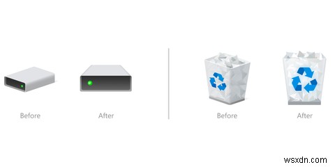 Microsoft、Windows 10のファイルエクスプローラーに新デザインのアイコンを導入