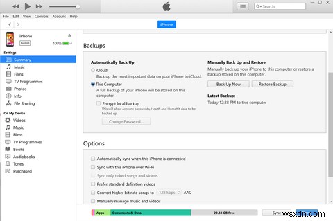 Windows 10でiPhoneのバックアップ保存先を変更する方法