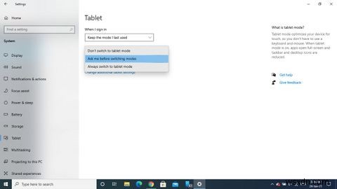 Windows 10でタブレットモードをオフにする方法とカスタマイズ術