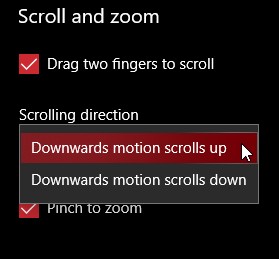 Windows 10ノートパソコンで2本指スクロールを有効にする方法