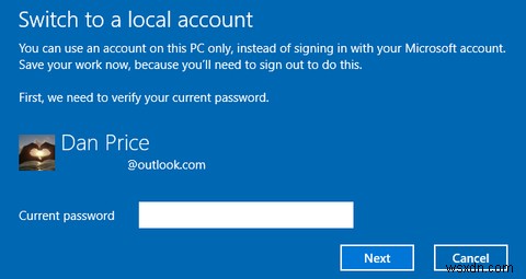【Windows 10】Microsoftアカウントを完全に削除してローカルアカウントでログインする方法
