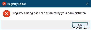 Windows 10でレジストリエディターへのアクセスを無効にする方法