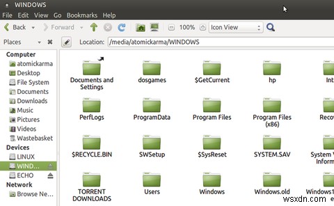 LinuxからWindowsのCドライブにアクセスして使う方法【デュアルブート必見】