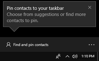 Windows 10の「My People」機能の使い方 – タスクバーから直接連絡先とつながる
