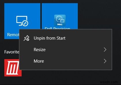 Windows 10でWebサイトをスタートメニューにピン留めする方法
