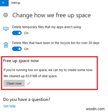 Windows 10の「ストレージセンサー」でディスク容量を自動的に解放する方法