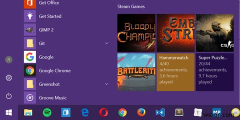 無料アプリ「Steam Tile」でSteamゲームをスタートメニューのライブタイルに追加する方法