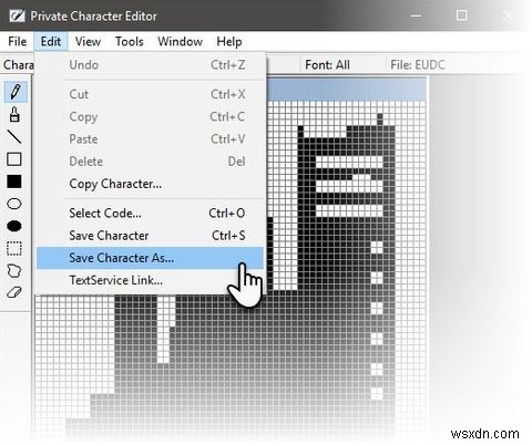 Windowsの隠しツール「ユーザー定義文字エディター」で独自のフォントと文字を作成する方法