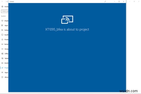 MiracastとConnectアプリを使ってAndroidの画面をWindows 10にキャストする方法