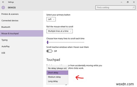Windows 10でタイピング中にタッチパッドが反応するのを防ぐ設定方法