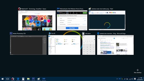 Windows 10のタスクビューと仮想デスクトップを徹底活用する方法