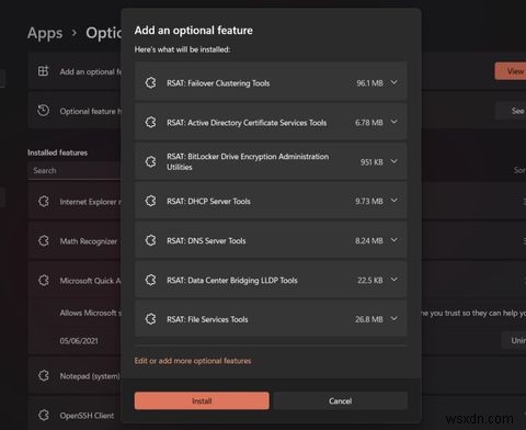 Windows 11にリモートサーバー管理ツール（RSAT）をインストールする方法