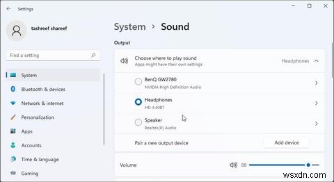 Windows 11で音声出力デバイスを切り替える6つの方法