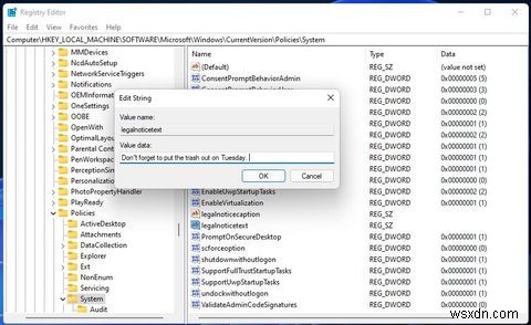 Windows 11でカスタムログインメッセージを追加する方法【Homeエディションでも設定可能】
