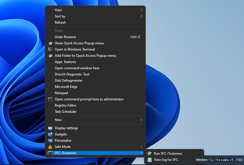 Windows 11でシステムファイルスキャンを素早く実行！ショートカット作成の3つの方法