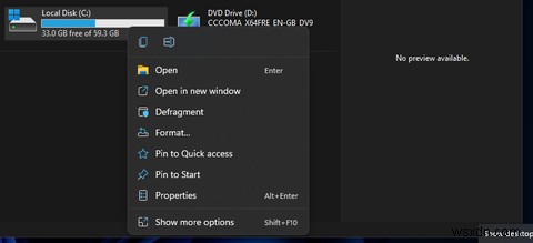 Windows 11の右クリックメニューにディスクデフラグのショートカットを追加する2つの方法