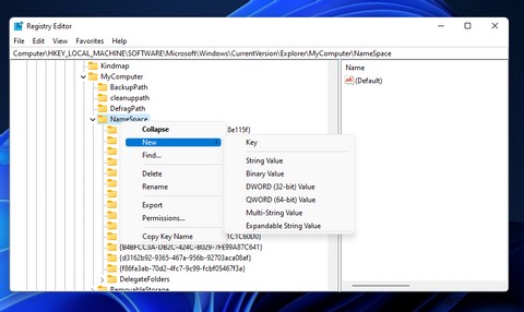 Windows 11のファイルエクスプローラーにごみ箱を追加する方法
