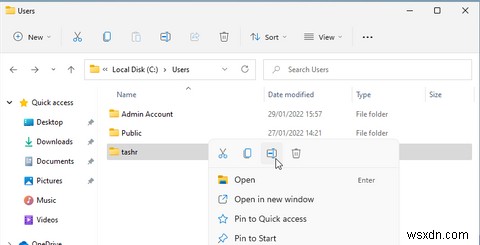 Windows 11でユーザープロファイルフォルダ名を変更する方法【レジストリ編集】