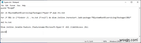 Windows 11 HomeにHyper-Vをインストールする方法【バッチスクリプトで有効化】