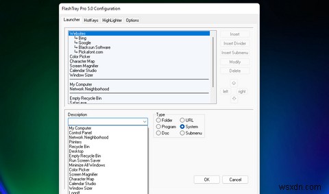 Windows 11のシステムトレイにショートカットメニューを追加する方法