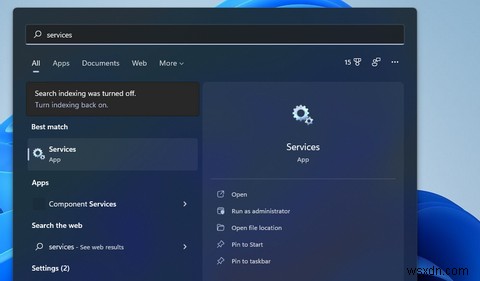 Windows 11で「サービス」アプリを開く7つの方法