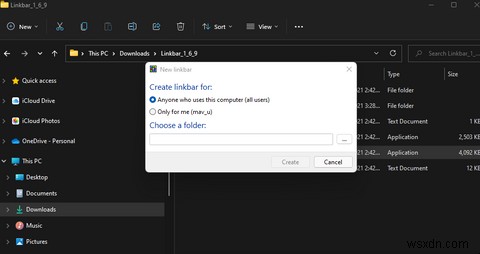 Windows 11に新しいタスクバーを追加する方法――フリーソフト「Linkbar」の使い方