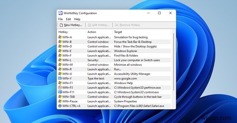 Windows 11で独自のキーボードショートカットを設定する方法
