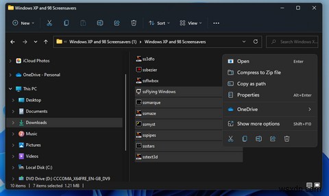 Windows 11に懐かしのクラシックXPスクリーンセーバーを追加する方法