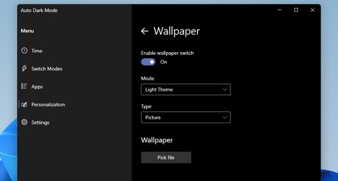 Windows 11でライトモードとダークモードを時刻指定で自動切り替えする方法