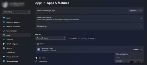Windows 11のタスクバーからチャットボタンを削除する方法
