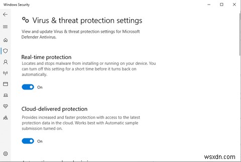Microsoft Defenderアンチウイルスを有効にしてリアルタイム保護をオンにする方法【Windows 10】